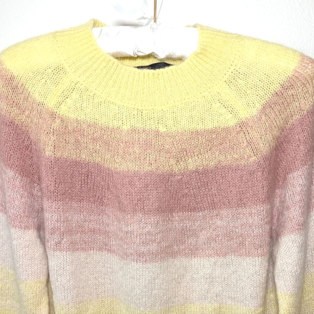 Maje Mohair Millao Striped Sweater - Picture 6 of 15